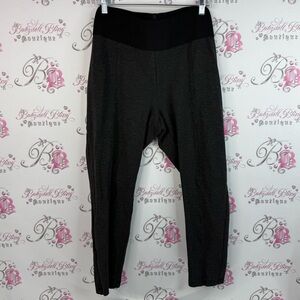 Peter Nygard Slims leggings pants charcoal black stretchy Dark Gray Leggings